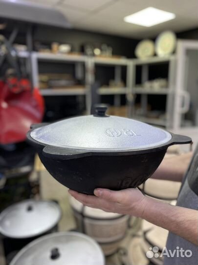 Казан чугунный 10 литров