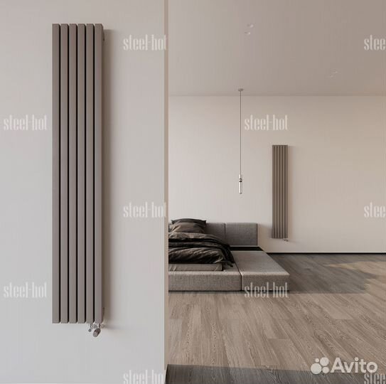 Вертикальный дизайн радиатор Steel-Hot от производ