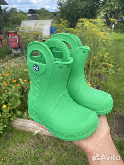 Резиновые сапоги crocs с 6