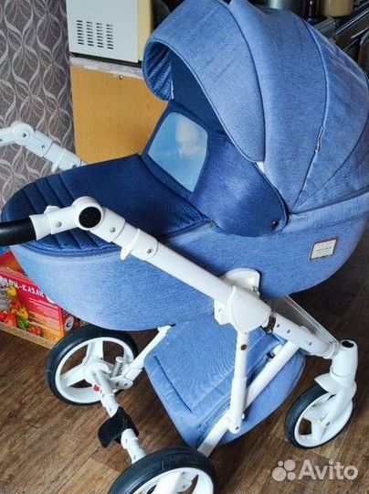 Коляска adamex 3 в 1 бу
