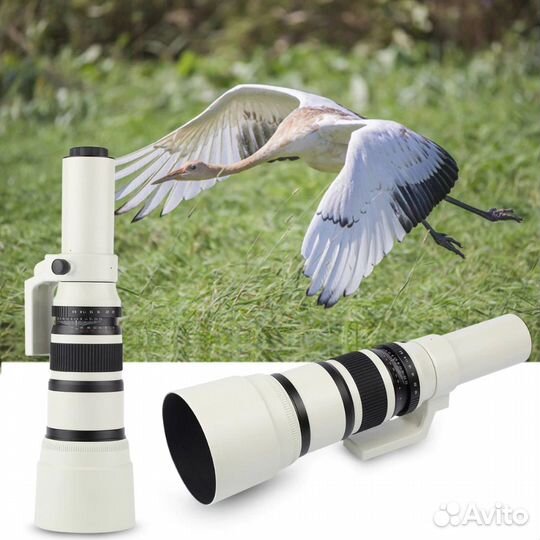 Телеобъектив jintu 500мм F/6,3 + переходник Sony E