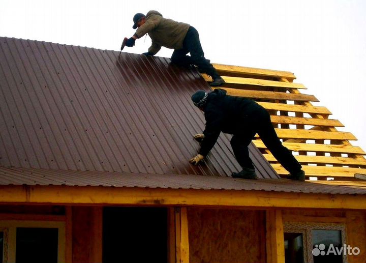 Кровельные работы / строительство крыши / кровля