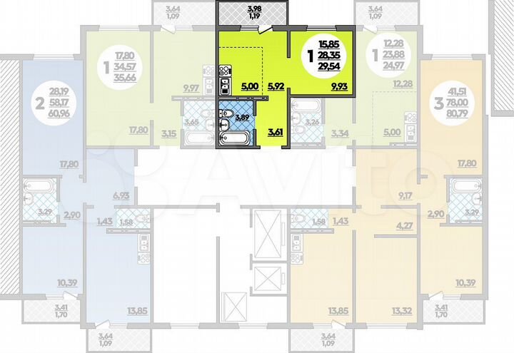 Квартира-студия, 29,5 м², 5/16 эт.