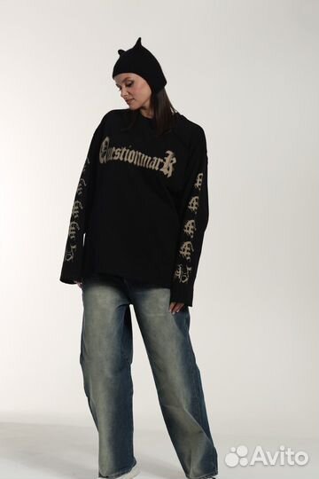 Широкие джинсы в стиле Balenciaga,Y2K