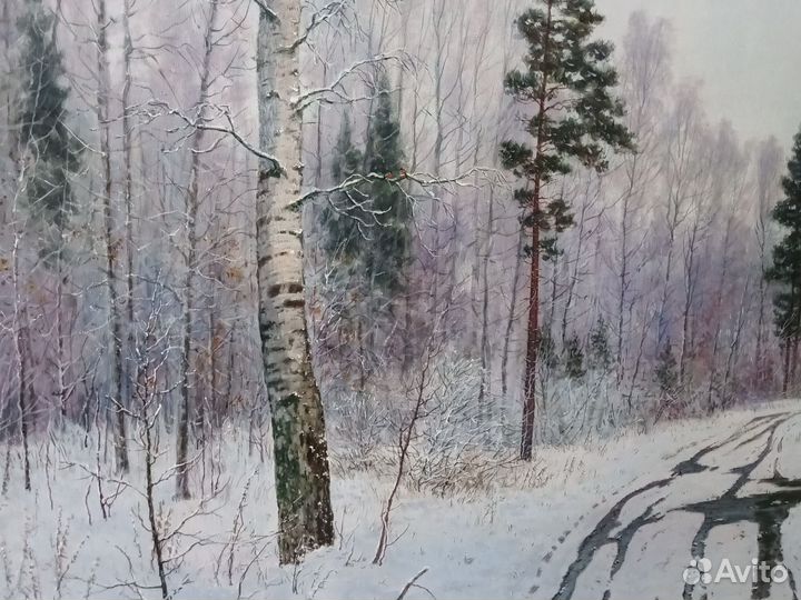 Картина маслом на холсте большая пейзаж