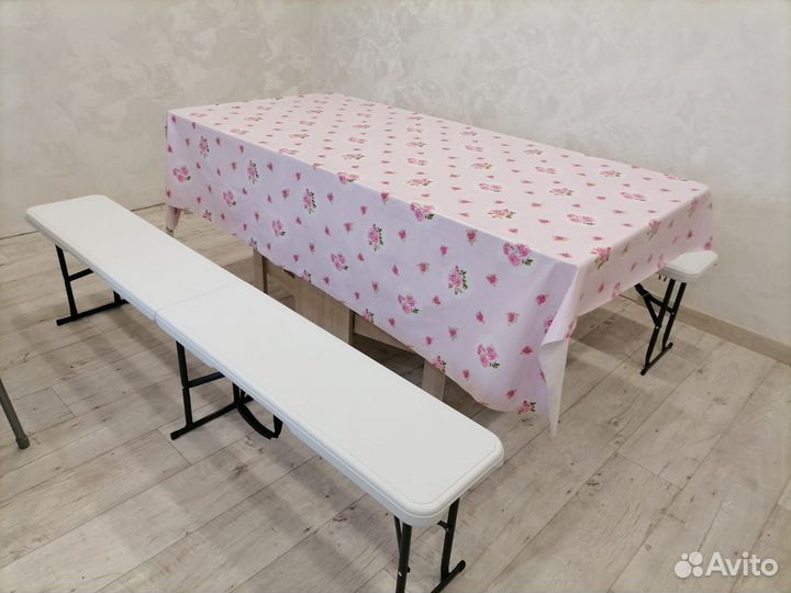 Прокат стола и скамеек(набор для отдыха)