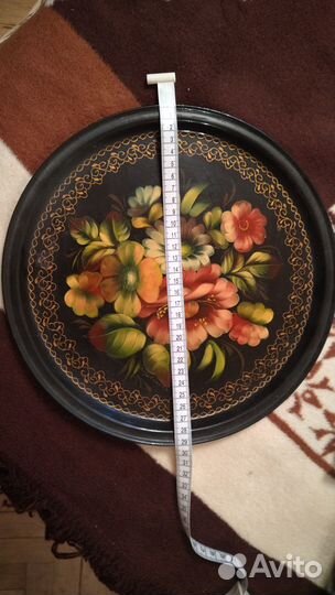 Жестовский поднос, круглый, СССР