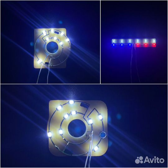 Пересвет приборных панелей и элементов салона