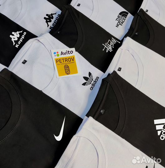 Футболки малый опт CK бел 54