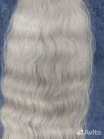 Волосы натуральные срез