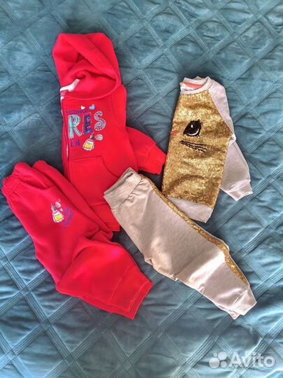 Детская одежда для девочки пакетом костюм 104 110