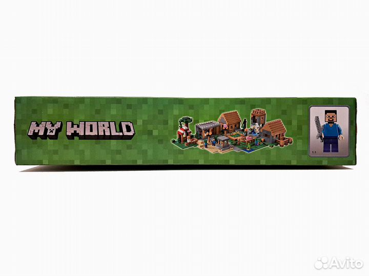 Конструктор майнкрафт Большая деревня