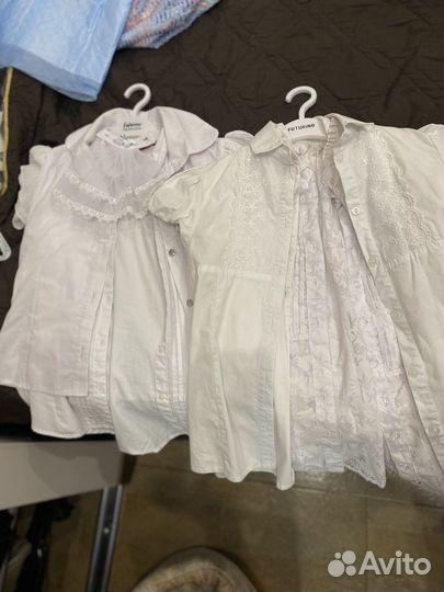 Школьные блузки для девочки 134 пакетом