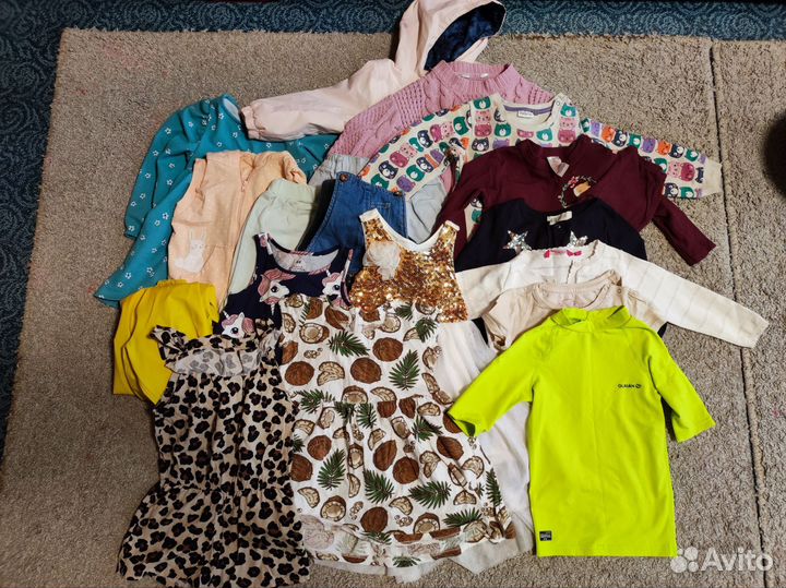 Пакет вещей на девочку 86 92 hm gj