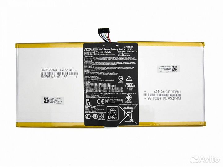 Аккумулятор новый Asus C12P1302