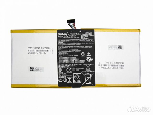 Аккумулятор новый Asus C12P1302
