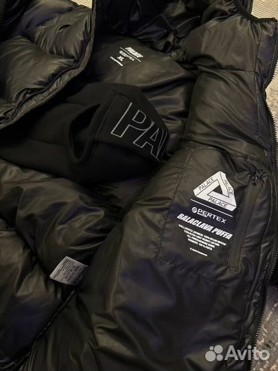 Пуховик palace balaclava puffa черный