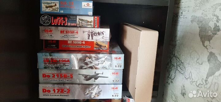 Сборные модели самолетов(авиации) 1 72 и 1 48