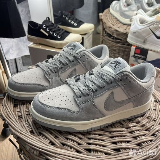 Nike Sb Dunk Low Pro (Серые)