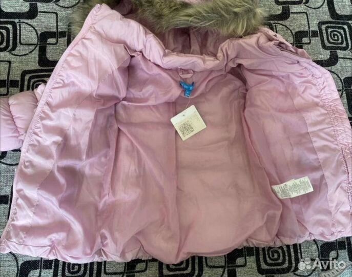 Пуховик на девочек новый демисезонный 116