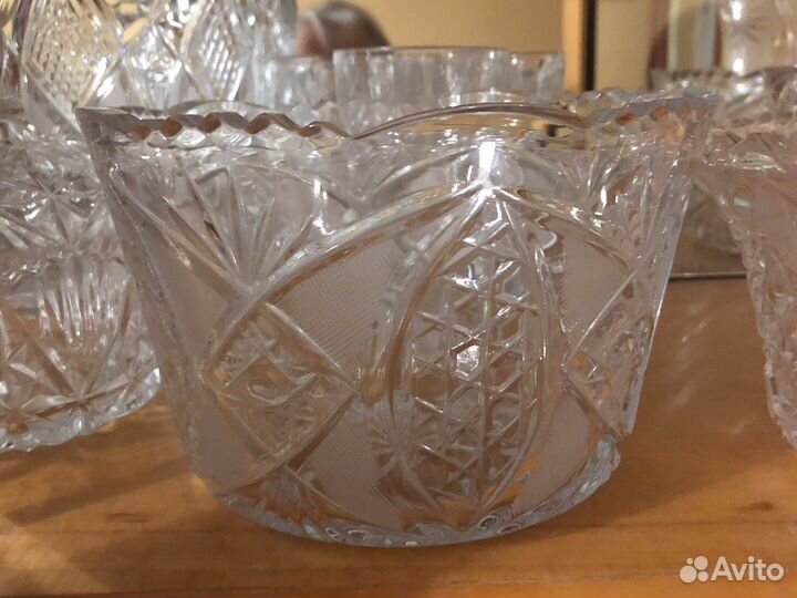 Салатник хрусталь СССР
