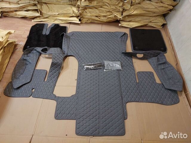 3d коврики из экокожи Man TGA широкая кабина