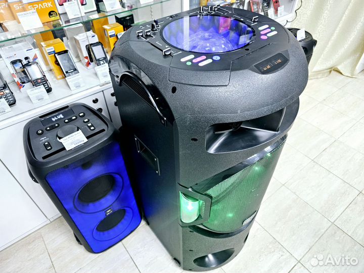 Огромная аудиосистема 500Вт диско-шар