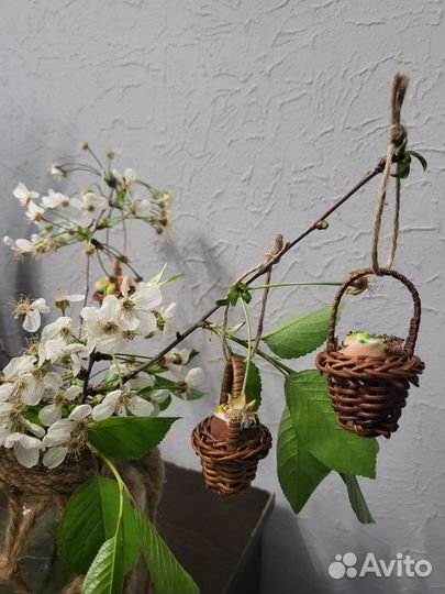 Пасхальный кулич, пасхальный декор, декор на Пасху