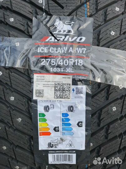 Arivo Ice Claw ARW7 275/40 R18