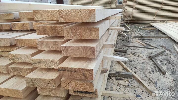 Доска обрезная сосна