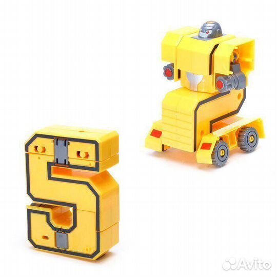 Цифры транформеры-робот