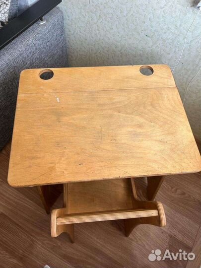 Деревянная парта со стулом
