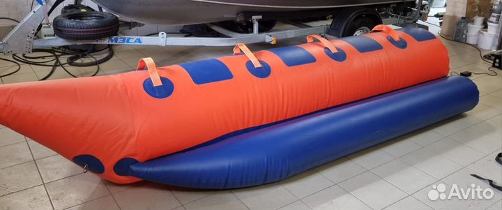 Надувной водный банан 4х местный