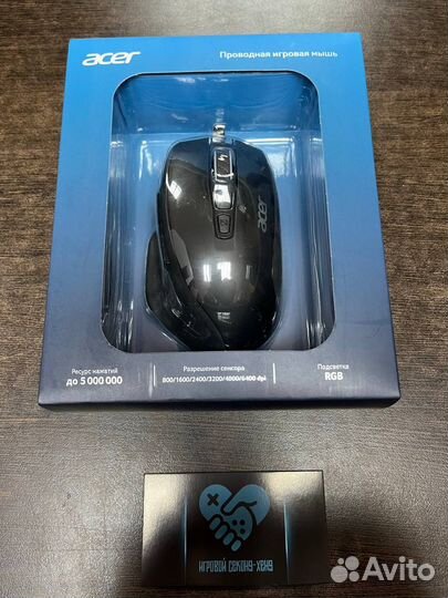 Проводная мышь с RGB подсветкой Acer OMW124