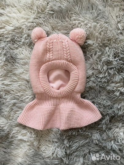 Шапка шлем для девочки