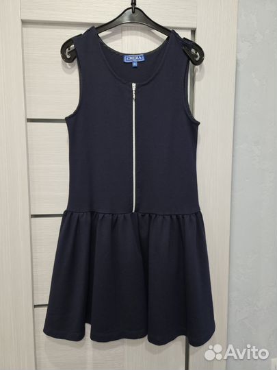 Сарафан школьный Смена 134 р-р