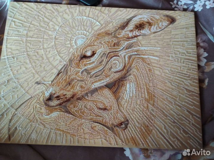 Картина вышитая бисером