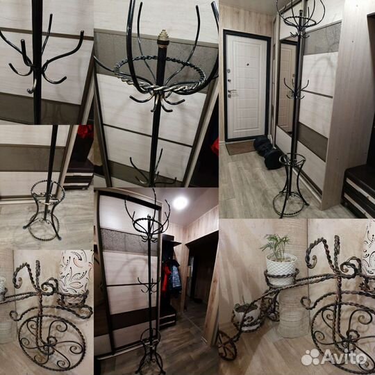 Комплект вешалка+цветочница для холла