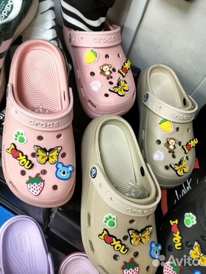 Crocs сабо женские