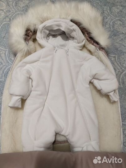 Конверт на выписку зимний для девочки