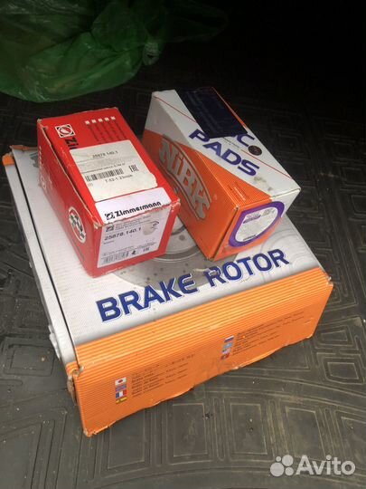 Задние тормозные диски nibk RN1565