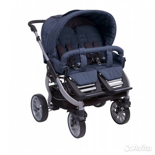 Коляска 3 в 1 Teutonia Team Cosmo для двойни