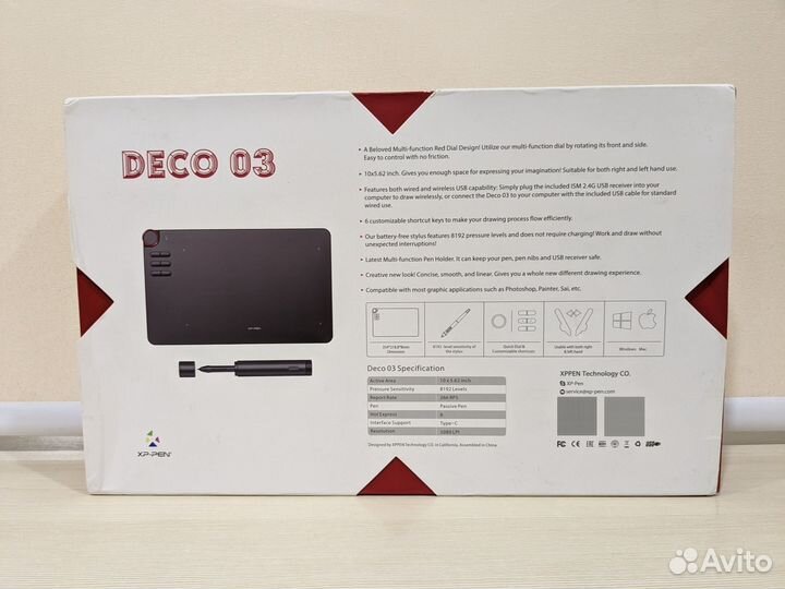 Графический планшет Xp pen deco 03