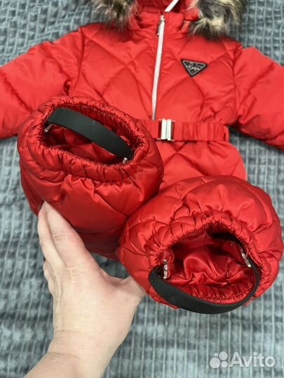 Зимний комбинезон для девочки 86 размер