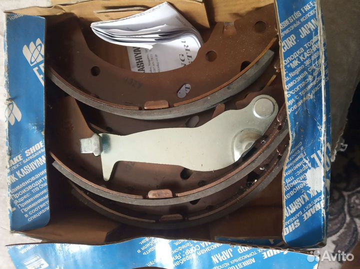 Тормозные колодки барабанные solaris