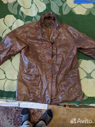 Куртка мужская кожаная