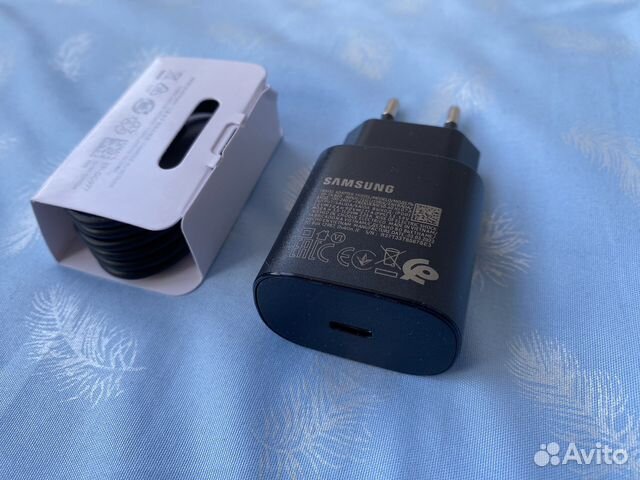 Быстрый зарядный адаптер Samsung + кабель type-c