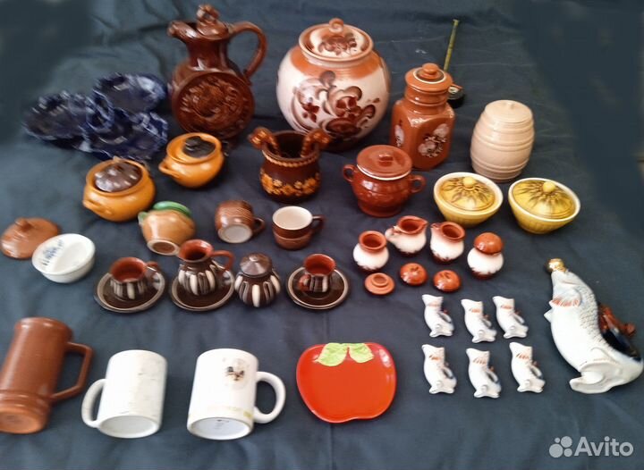 Керамика Фаянс Посуда Ёмкости. СССР и не только