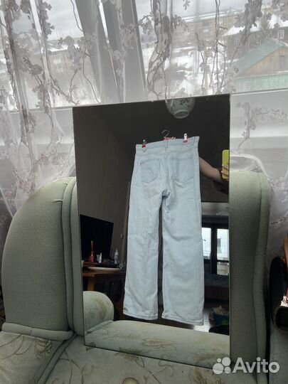 Джинсы женские широкие 44