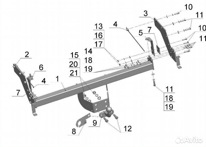 Фаркопы Форд